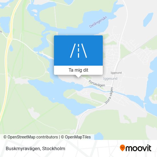 Buskmyravägen karta