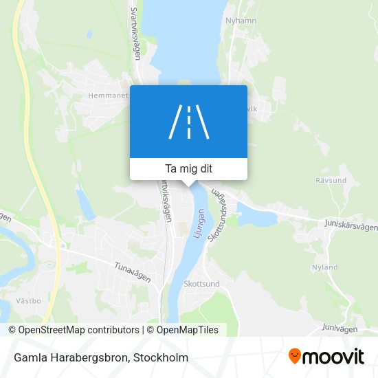 Gamla Harabergsbron karta
