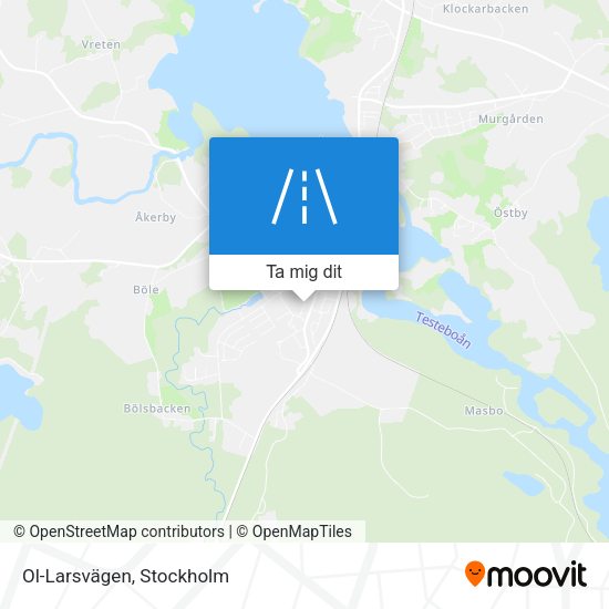 Ol-Larsvägen karta