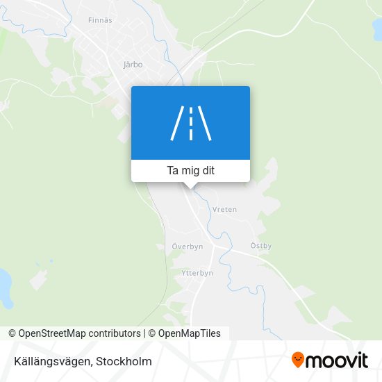 Källängsvägen karta