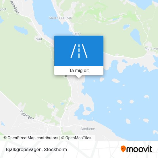 Bjälkgropsvägen karta