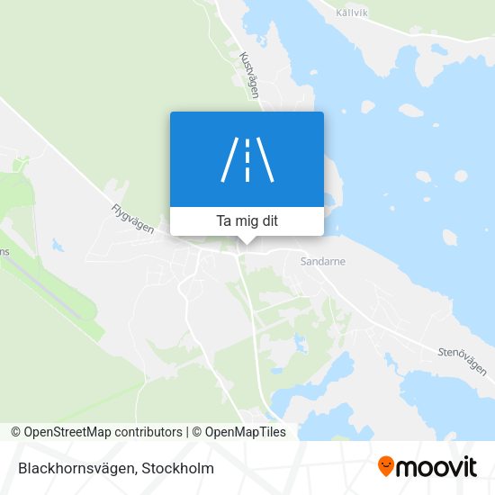 Blackhornsvägen karta
