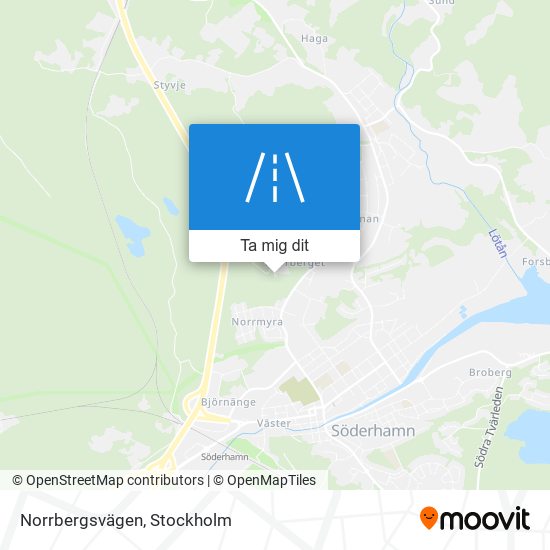 Norrbergsvägen karta