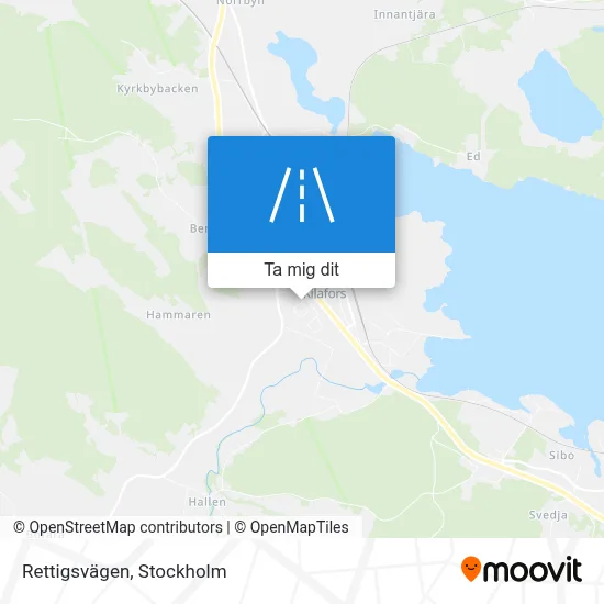 Rettigsvägen karta