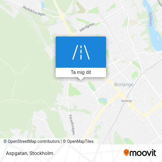 Aspgatan karta