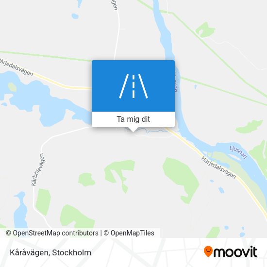 Kåråvägen karta
