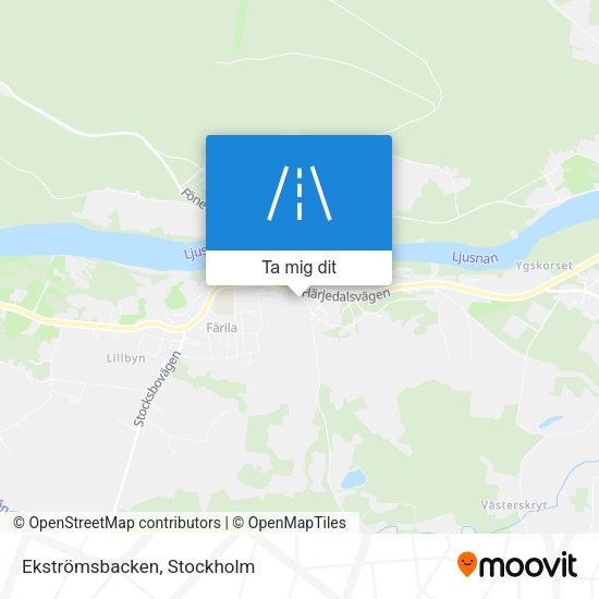 Ekströmsbacken karta