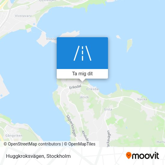 Huggkroksvägen karta