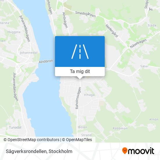 Sågverksrondellen karta