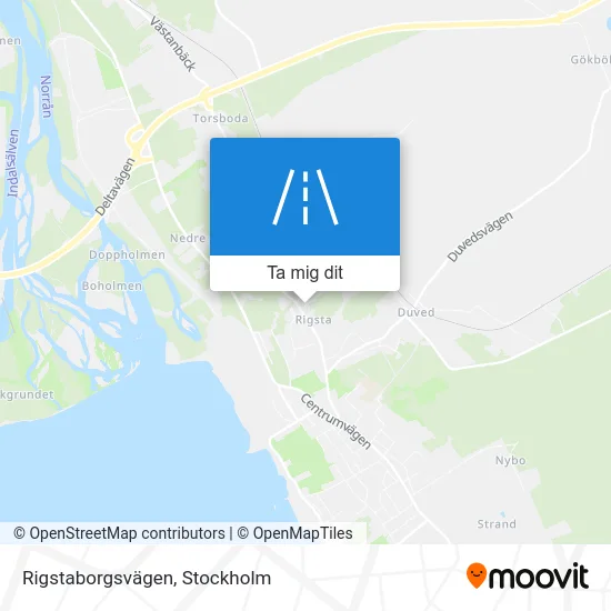 Rigstaborgsvägen karta