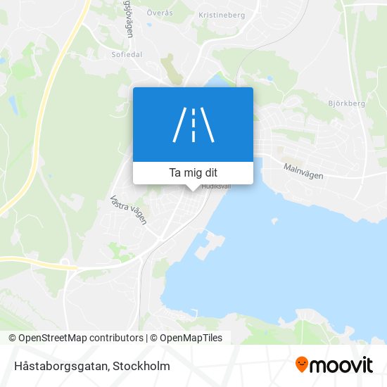 Håstaborgsgatan karta