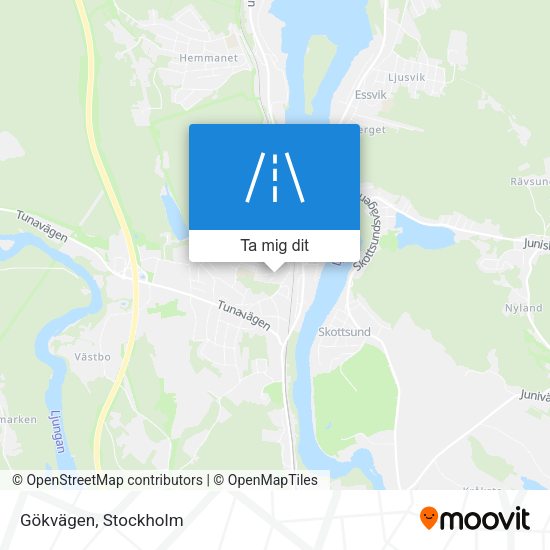 Gökvägen karta
