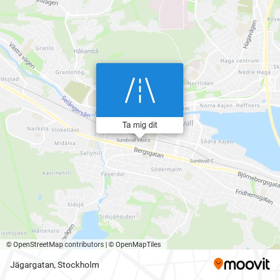 Jägargatan karta