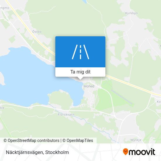 Näcktjärnsvägen karta