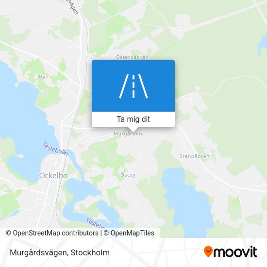 Murgårdsvägen karta