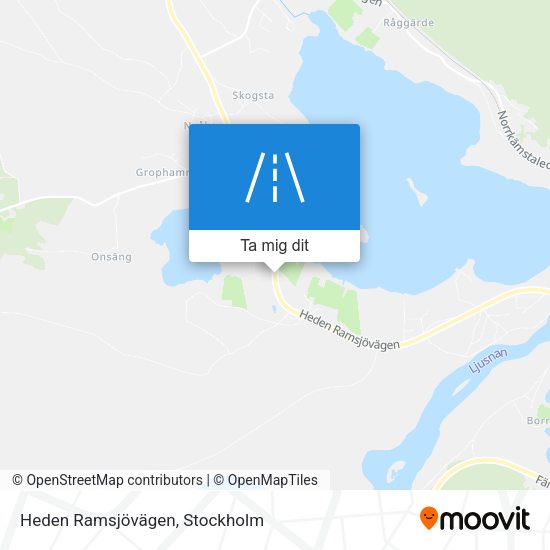 Heden Ramsjövägen karta
