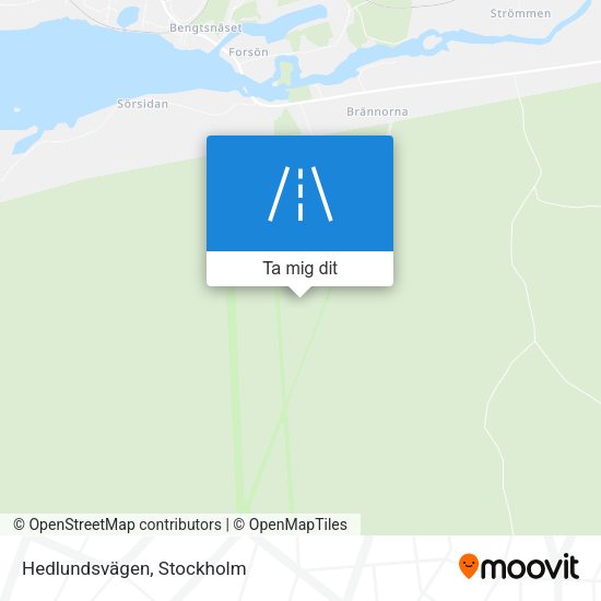 Hedlundsvägen karta