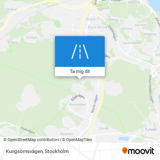 Kungsörnsvägen karta