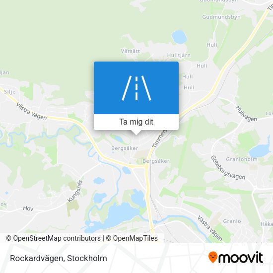 Rockardvägen karta