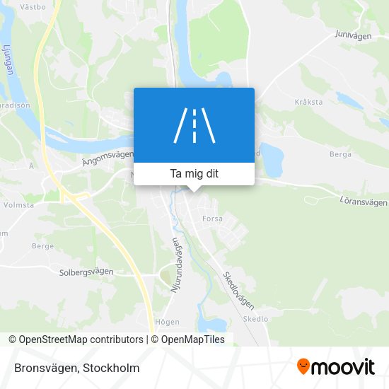Bronsvägen karta