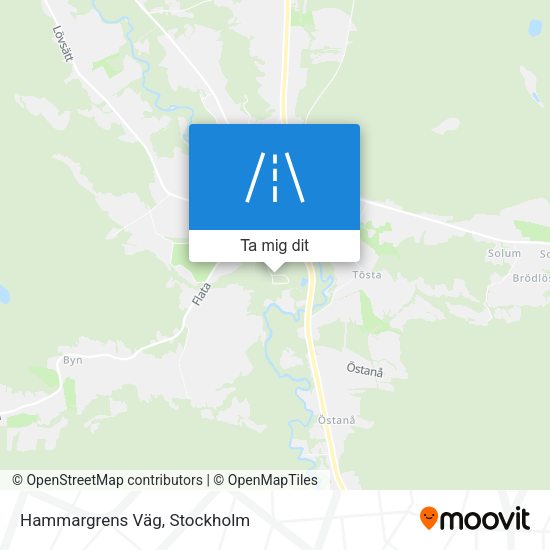 Hammargrens Väg karta