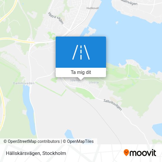 Hällskärsvägen karta