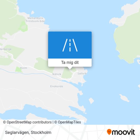 Seglarvägen karta