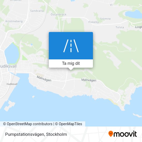 Pumpstationsvägen karta