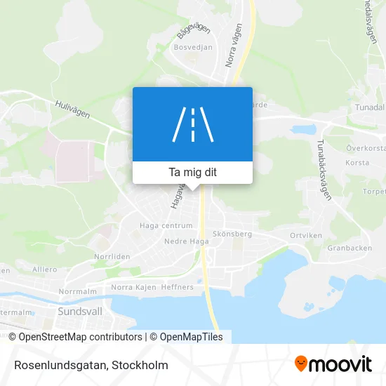 Rosenlundsgatan karta