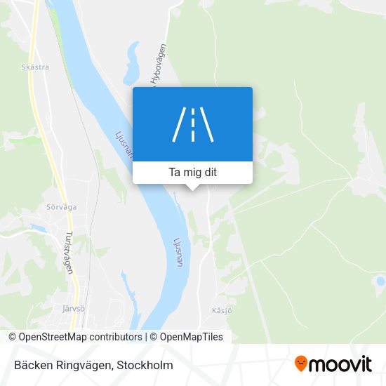 Bäcken Ringvägen karta