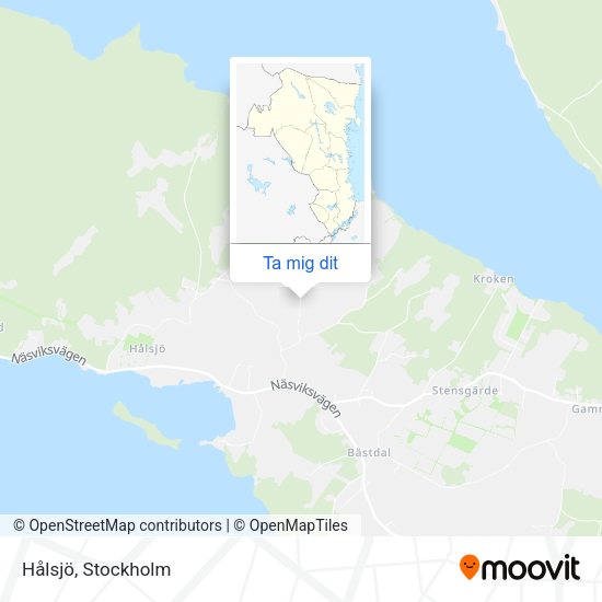 Hålsjö karta