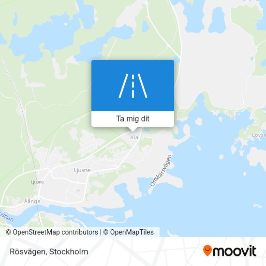 Rösvägen karta