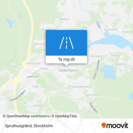 Spruthusgränd karta