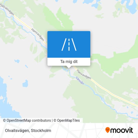 Olvallsvägen karta
