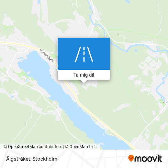 Älgstråket karta