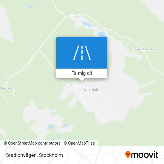 Stadionvägen karta