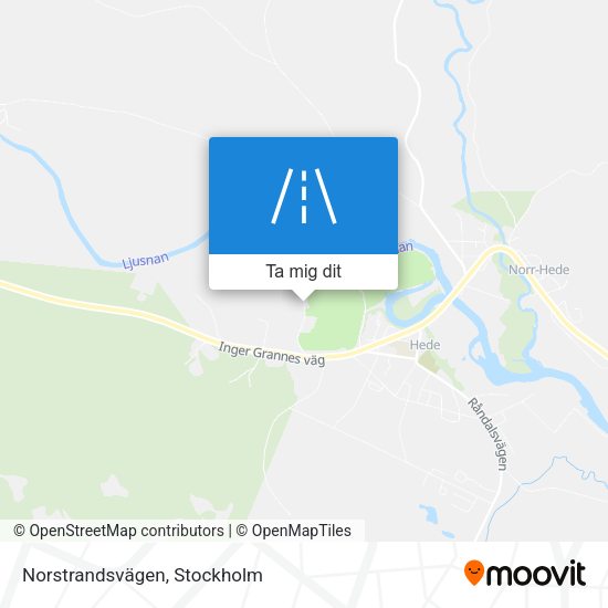 Norstrandsvägen karta