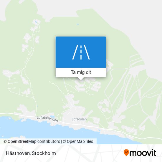 Hästhoven karta