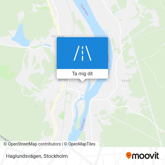 Haglundsvägen karta