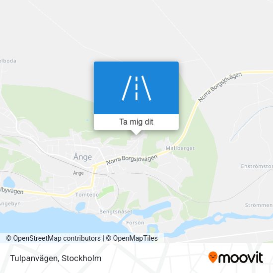 Tulpanvägen karta