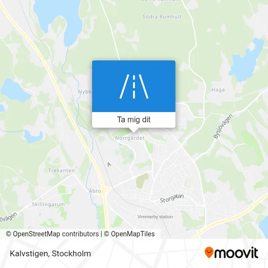 Kalvstigen karta