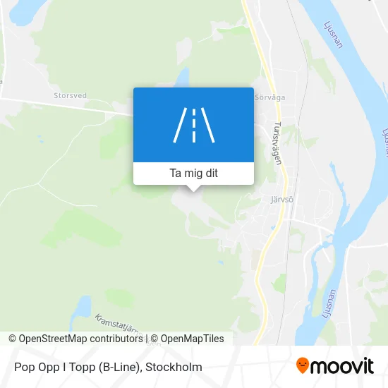 Pop Opp I Topp (B-Line) karta