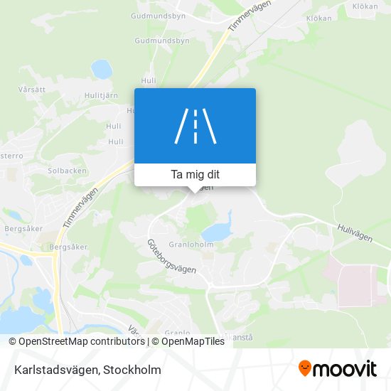 Karlstadsvägen karta