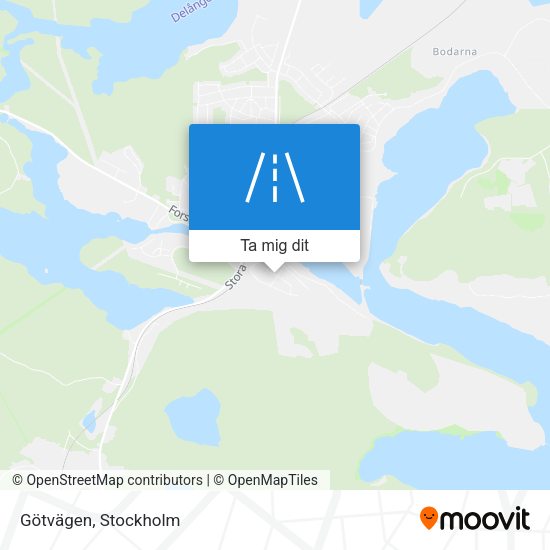 Götvägen karta