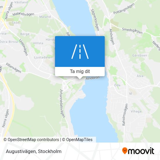 Augustivägen karta