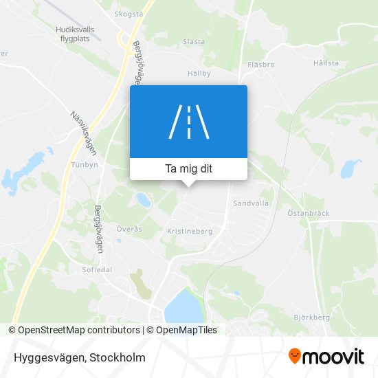 Hyggesvägen karta