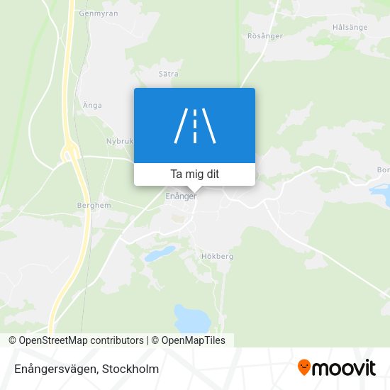 Enångersvägen karta