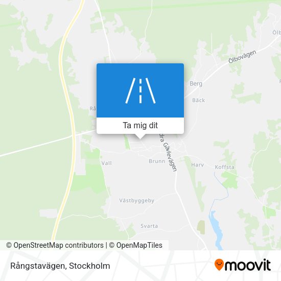 Rångstavägen karta