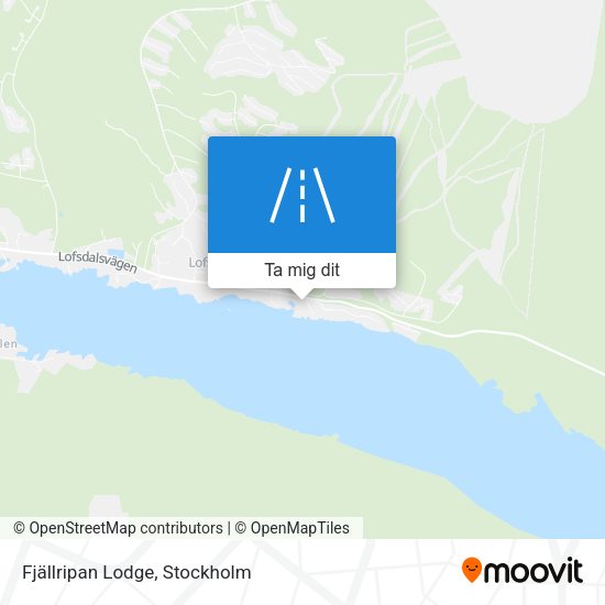 Fjällripan Lodge karta