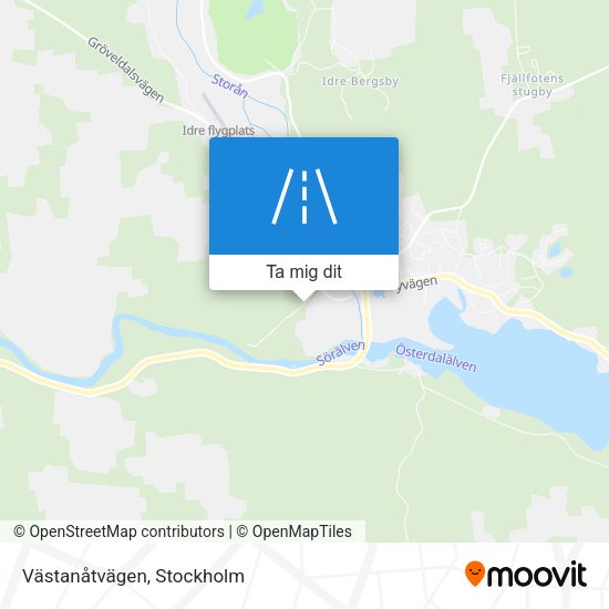 Västanåtvägen karta